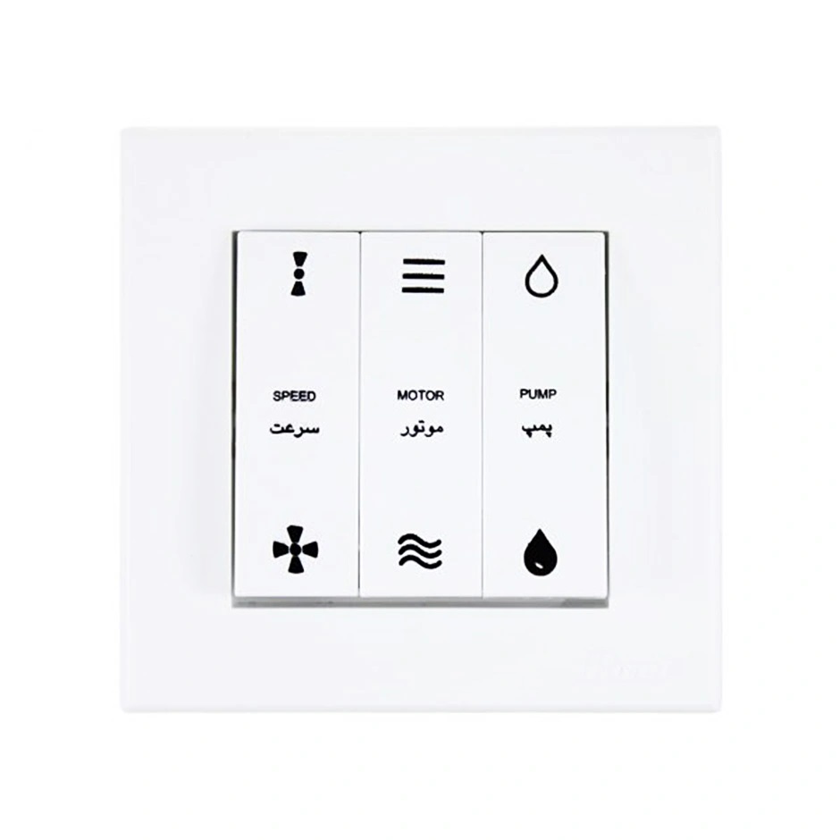 کلید کولر توکار پارت الکتریک Part Electric مدل تابش کلید کولر توکار پارت الکتریک Part Electric مدل تابش
