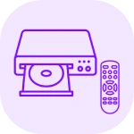 کنترل دستگاه DVD