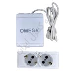 محافظ برق فلزی دوخانه امگا Omega مدل F2100 - Image 2